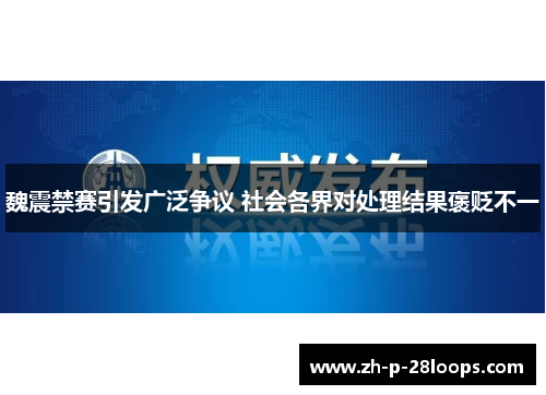 魏震禁赛引发广泛争议 社会各界对处理结果褒贬不一